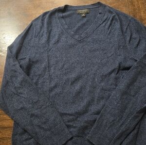 Banana Republic Deep Blue V-Neck Sweater